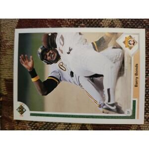 1991 Upper Deck Baseball Card 154 BARRY BONDS PITTSBURGH PIRATES MLB